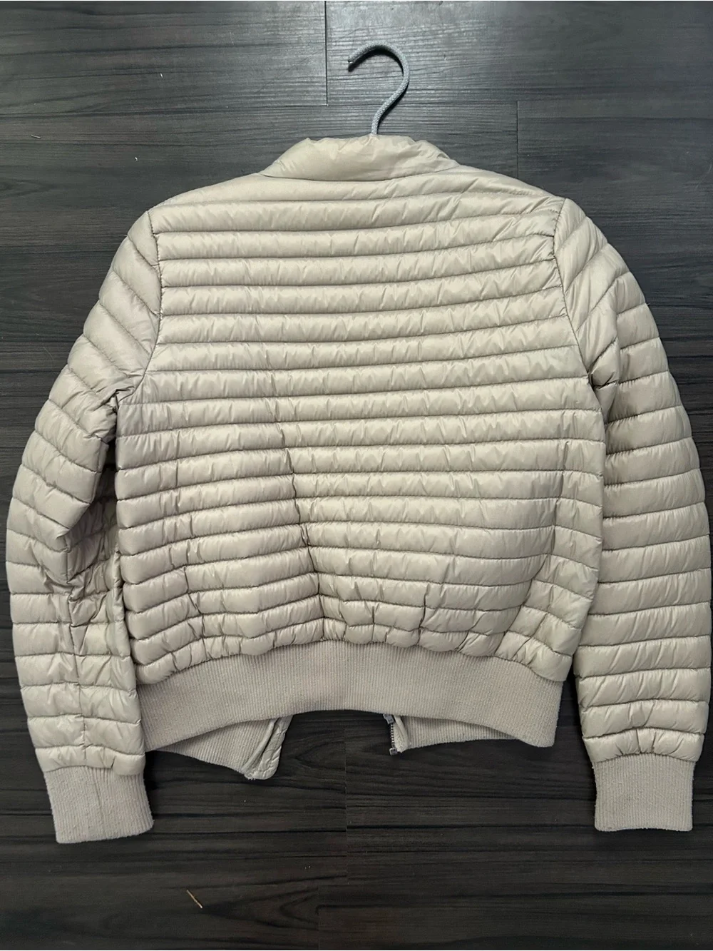 Michael Kors Quilted Bomber Jacket - Beige super soft
